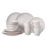 Ritzenhoff & Breker Kombiservice Siem, 16-tlg., Geschirr, Service, Porzellan, Grau, 413618