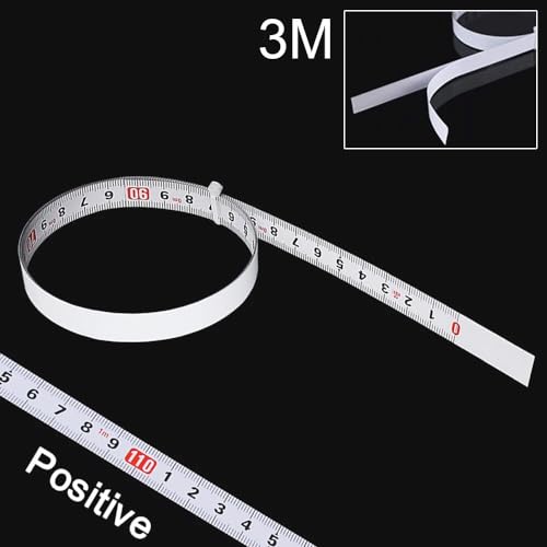 Cinta métrica adhesiva de acero inoxidable 3 m miniatura 2