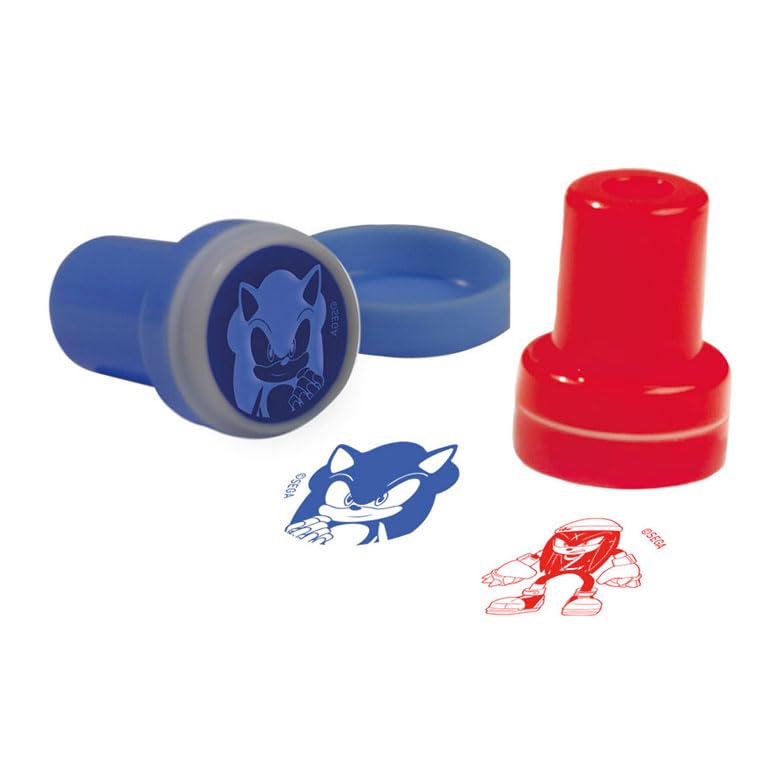 Totum Sonic Stamp Set. Suits Ages 3+, Blue, Orange, Black, Red, Blue, Orange, Red - Image 2