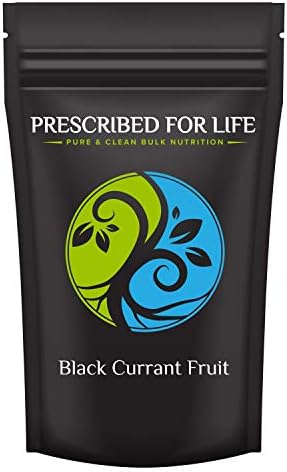 Prescribed For Life Black Currant Fruit Powder | Black Currant Superfood Powder for Smoothies | Rich in Vitamin C and Anthocyanins | Vegan, Non GMO, Gluten Free | Ribes nigrum (5 kg / 11 lb)