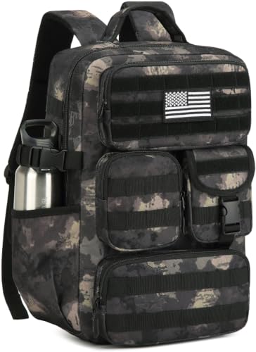 Image of Small Tactical Backpack for Men, 25L Military MOLLE EDC Daypack