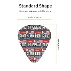 Lot de 12 médiators de guitare Rhode Island avec drapeau de l’État des États-Unis, rouge et bleu pour guitare électrique, basse acoustique, cadeau pour les amateurs de guitare acoustique - Les Beatles, Paul McCartney, John Lennon, RIngo Starr, George Harrison Lot de 12 médiators de guitare Rhode Island avec drapeau de l'État des États-Unis, rouge et bleu pour guitare électrique, basse acoustique, cadeau pour les amateurs de guitare acoustique – Image 5
