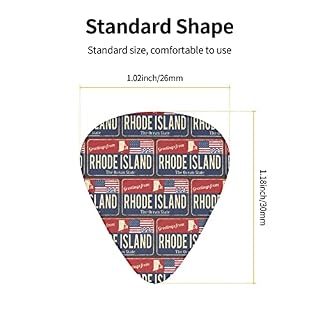 Lot de 12 médiators de guitare Rhode Island avec drapeau de l’État des États-Unis, rouge et bleu pour guitare électrique, basse acoustique, cadeau pour les amateurs de guitare acoustique - Les Beatles, Paul McCartney, John Lennon, RIngo Starr, George Harrison Lot de 12 médiators de guitare Rhode Island avec drapeau de l'État des États-Unis, rouge et bleu pour guitare électrique, basse acoustique, cadeau pour les amateurs de guitare acoustique – Image 5