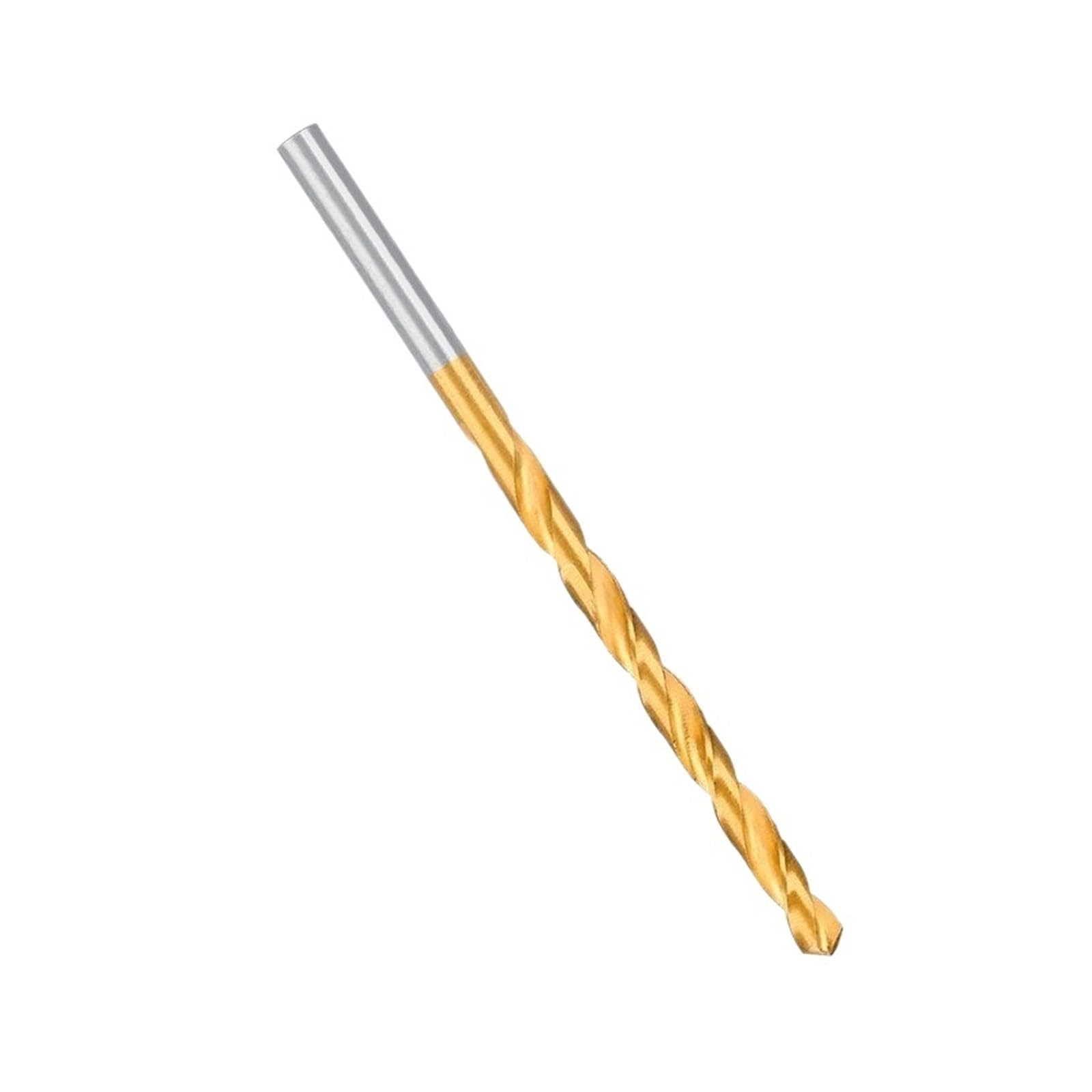 5 brocas helicoidales con revestimiento de titanio, brocas de metal HSS, brocas de pistola HSS for metal, herramienta de carpintería, cortador de agujeros.(12.0mm)
