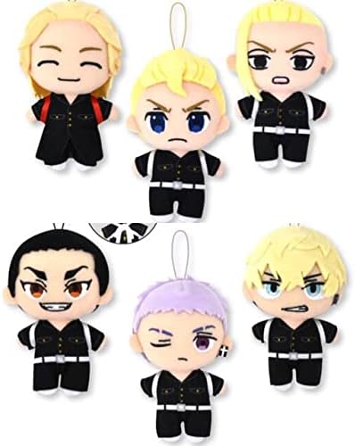 Amazon 東京リベンジャーズ ナムコ マスコットぬいぐるみ 特攻服本気 コンプセット ぬいぐるみ おもちゃ