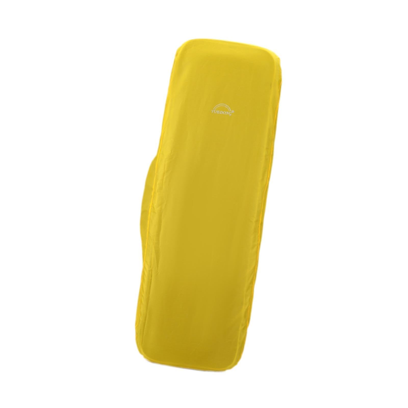 Baoblaze Copertura antipioggia per violino Custodia per violino Impermeabile Multifunzione Leggera Custodia per strumento per violino Antipolvere per viaggio, Rettangolo giallo
