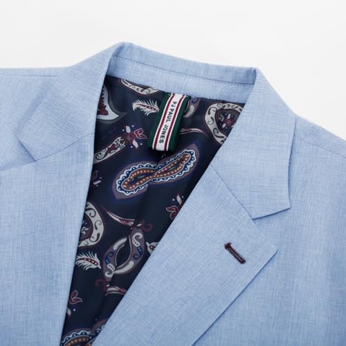 Image of PJ PAUL JONES Mens Casual Sport Coat Blazer Two Buttons Lightweight Business Jackets