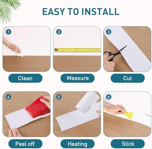Base de cala autoadhesiva para renovar el suelo de la sala de estar y el garaje 7