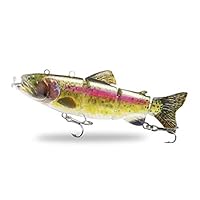 TEMOOUES Leurre De Pêche Robotique Articulé À 4 Segments Leurre