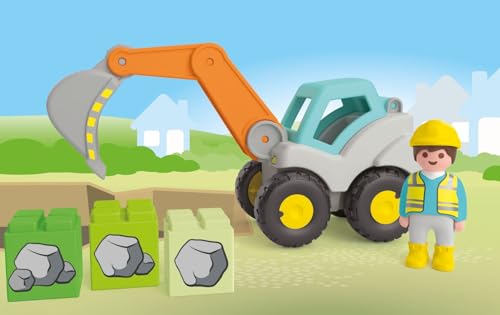 Playmobil Junior: Shovel Excavator by Playmobil - Used condition - CA$17.38