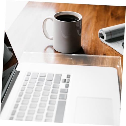 Protector acrílico de teclado portátil transparente e impermeable para gaming y oficina 6