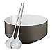 WMF Moto Juego Ensalada, Porcelana, Gris Satinado, 26 cm
