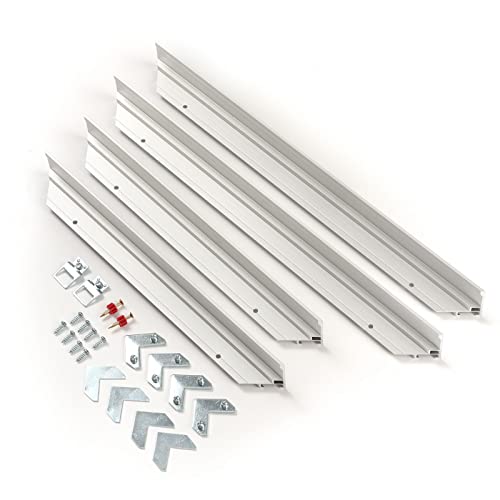 Diy Metal Floater Oil Painting Frame Aluminum Assembled Picture Canvas Frame For Tabletop Display And Wall Decoration - With Accessories,No Canvas Or Mat… (Silver(1Pcs), 16X20) #TOP8