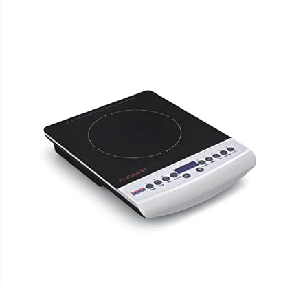 Padmini Elegant 2000 Watt, push button,Induction Stove With Surge Protection, Electric Induction, 7 Preset Indian Menu Options, Temperature Control with Voltage Protection,1 Year Warranty