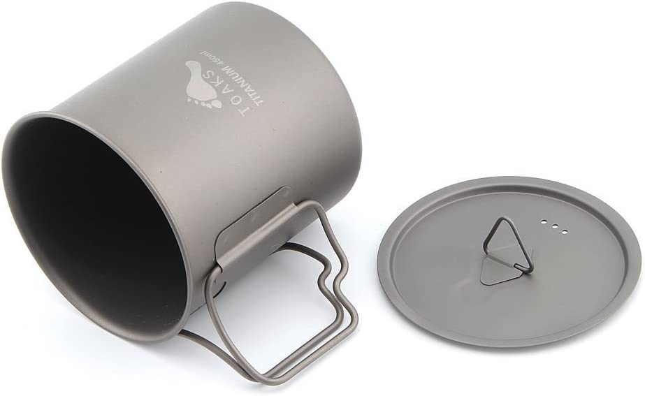 TOAKS Ultralight 750ml Titanium Camping Pot Portable Water Mug