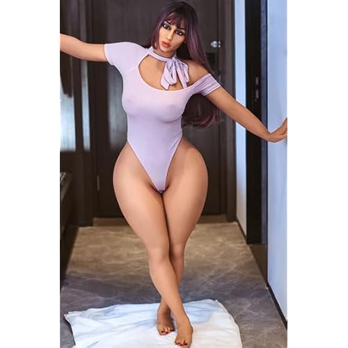 163CM TPE Sex Doll Silicone Full Body Sex Dolls Full Women Torso Real Big Breasts and Plump Ass Love Doll Sex Life Size for Men Cheap Male masturbator Sex Toy for Man (Tan 2)