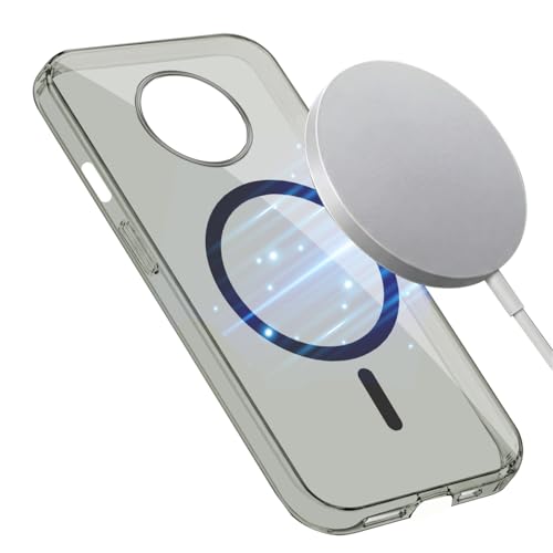 Image of Jkobi Lifetime Anti-Yellow MagSafe Compatible Clear Back Cover Case for OnePlus 7T (Sleek Hard Crystal | Shockproof and Camera Protection)
