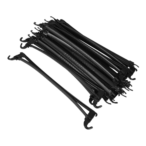 Cabilock 20pcs Plastic Closet Rods Space Saving Hanging Poles for Clothes Organization Sturdy Wardrobe Rail Supports for Home Storage and Efficient Closet Management