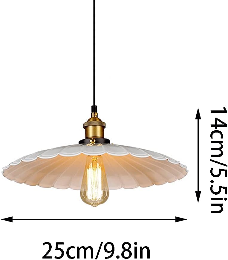 Lámpara de araña LED blanca de 25 cm estilo industrial con suspensión ajustable para techo 5