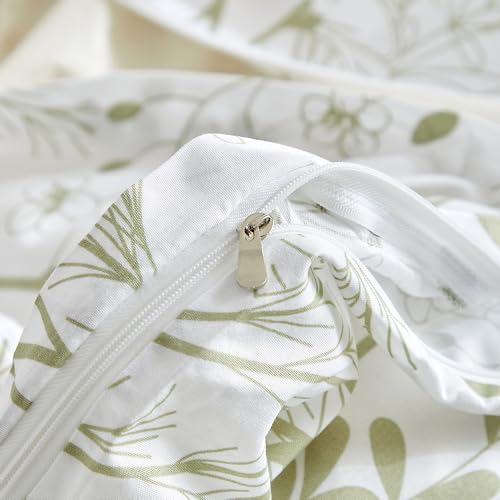 Housse de couette 230x260 cm à petites fleurs colorées avec zip