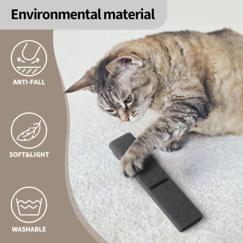 Image of Oboe Silicone Tv Remote Cover Compatible with Samsung Smart Tv Remote 2026 Model BN59-01498A Key Cover Case with Lanyard (B-Dark Grey) REMOT E NOT Included