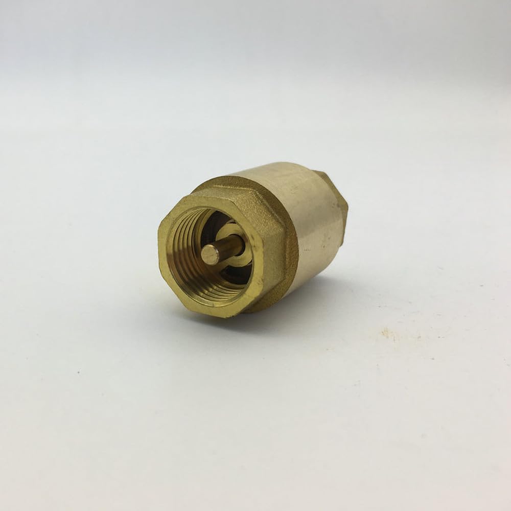 1/2" 3/4" 1-1/2" gwint żeński NPT gwint mosiężny zawór zwrotny sprężynowy jednokierunkowy zapobiegający cofaniu się wody, specyfikacja: 1,1/4", 1 szt.