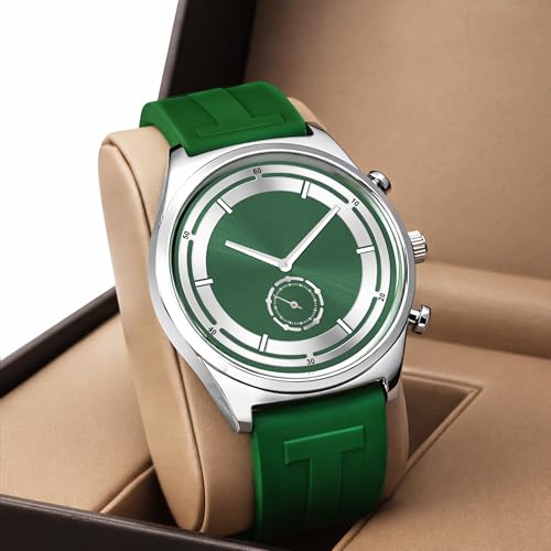 Image of styledose Men's Watch Analog Quartz with Chronograph & Silicone Strap -Casual & Formal Wrist Watch for Men