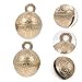 BESPORTBLE 2Pcs Copper Pet Bells Decorative Dog Hanging Bells Sound for Training Crafts Design for Pets Convenient Portable Use