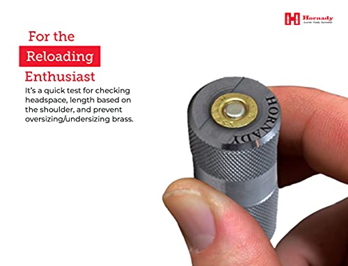Hornady Lock-N-Load Cartridge Gauge 45 Auto, 380706 - Reloading Supplies To Help Check Cases & Ammo Specifications - Caliber Specific, Cylindrical Precision Steel Gauges Cut To Fit Saami Tolerances #TOP6
