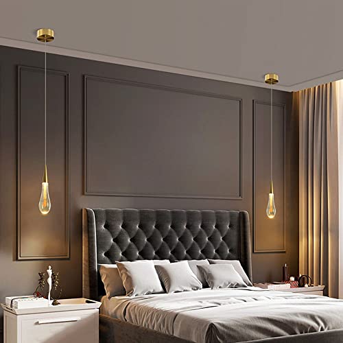 Suspension en cristal à cylindre luminaire suspendu LED anti-éblouissement pour salle à manger - 3