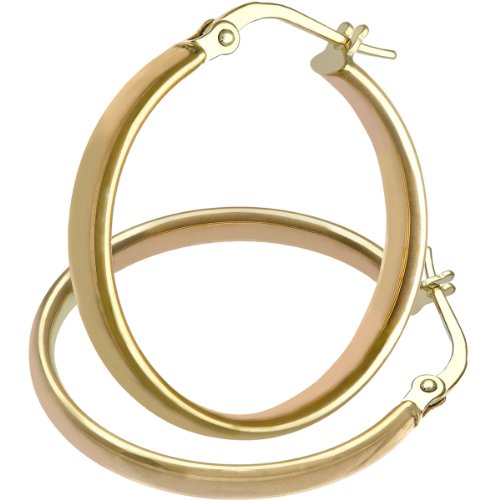 Preisvergleich Produktbild Citerna Damen-Kreolen 9 K 375 Gelbgold 20 mm AR015Y