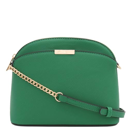 Imagen de FashionPuzzle Saffiano Bolso cruzado con correa para cadena