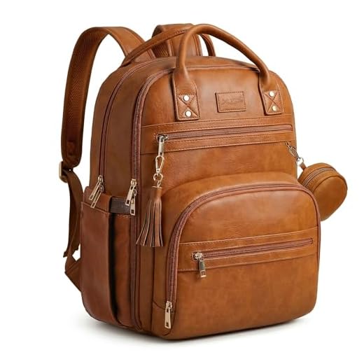 ROSEGIN Premium Vegan Leather Diaper Bag
