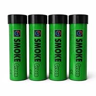 90 SECOND DURATION: Each smoke flare produces thick, vibrant smoke for up to 90 seconds, giving you extended time for photos, videos, and celebrations. 4 PACK VALUE SET: Includes 4 smoke flares with reliable wire pull ignition, perfect for multiple u...