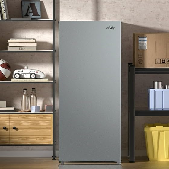 Modern 7 Cu. Ft. Garage Ready Convertible Upright Freezer/Refrigerator
