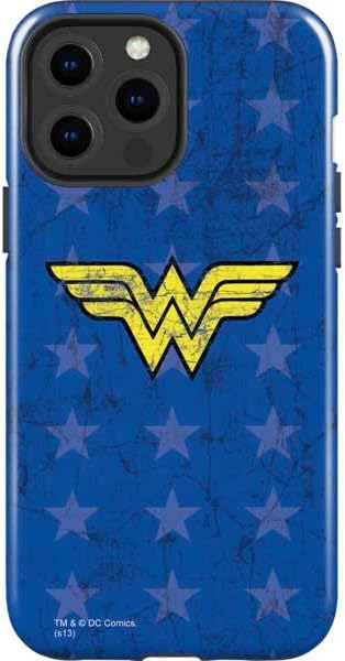 Skinit Impact Phone Case Compatible with iPhone 14 Pro Max - Officially Licensed DC Comics Wonder Woman Action Pose Pattern Design
