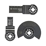 Bosch Professional 3-Piece Starlock Multitool Set (for Wood and Metal, Accessories Multitool)