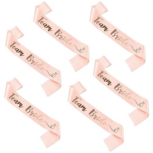 TOPWAYS Hen Party Accessories Team Bride Sash
