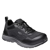 KEEN Utility Women’s Sparta 2 Low Alloy Toe Industrial Work Sneakers, Steel Grey/Black, 11 D (Medium) US