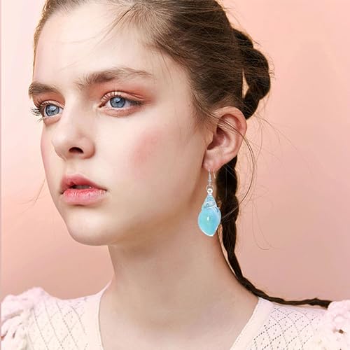 Bohemian Hawaii Seashell Earrings Resin Seashell Drop Dangle Earrings for Women2