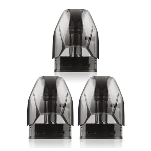 MECIGA ET1 Vape Pod System Kit Pods Side Filling 2ml Vape Pod Replaceable ET1 E-Cigarettes Cartridges Side Filling No Nicotine,3 Pack(0.8Ohm)