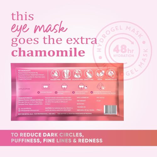 Image of Mintree USA Rejuvenating Under Eye Mask for Dark Circles, Puffiness and Fine Lines, Cooling Eye Mask with Ceramides and Vitamin C | Soothing Under Eye Care for Men and Women (Pack of 1)