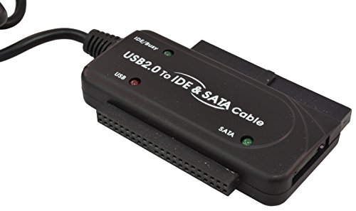 PTC Cable Adaptador USB 2.0 a IDE y SATA con Energía