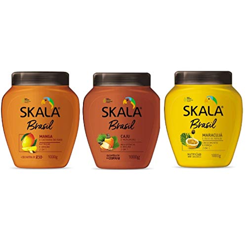 Kit Creme Skala Brasil com Caju, Manga e Maracujá