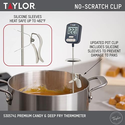 Image of Taylor Digital Programmable Candy and Deep Fry Thermometer
