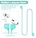 Thrymme 4PCS Earbud Strap, Soft Silicone Magnetic Earbud Straps for Wireless Earbuds, Ultra Strong Metal for Wireless Earbuds Sports Running (Black, White, Green and Pink)