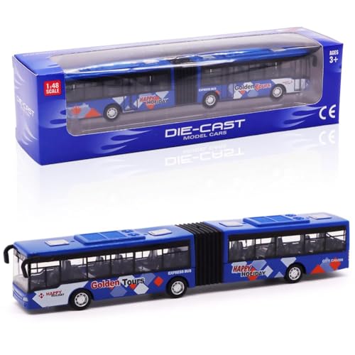 FCXVXCL Bus speelgoed, klein bus-speelgoed, Buses model, pull-back speelgoedauto's, speelgoedautset voor kinderen, verjaardagscadeaus, feest, 22 x 4 x 3,2 cm