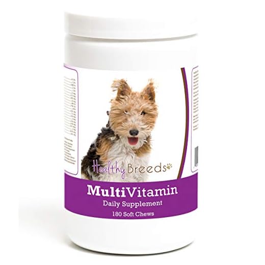 Healthy Breeds Wire Fox Terrier Multivitamin Soft Chew for Dogs 180 Count