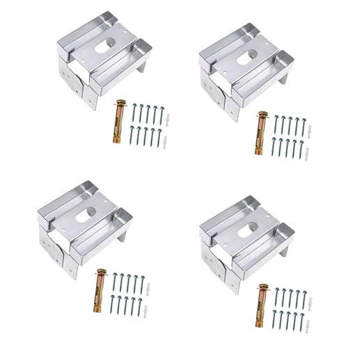 Base de cemento para postes de 4 pulgadas en estructuras y cenadores 6