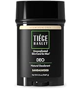 Tiege Hanley Natural Aluminum-Free Deodorant for Men - Sandalwood Scent, 1-Pack - Mens Deodorant ...